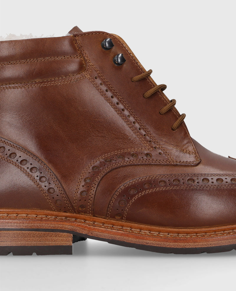 Janosh K Full Brogue H - Caramel