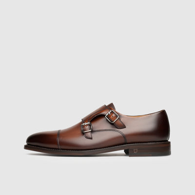 Monk buckle shoes for men