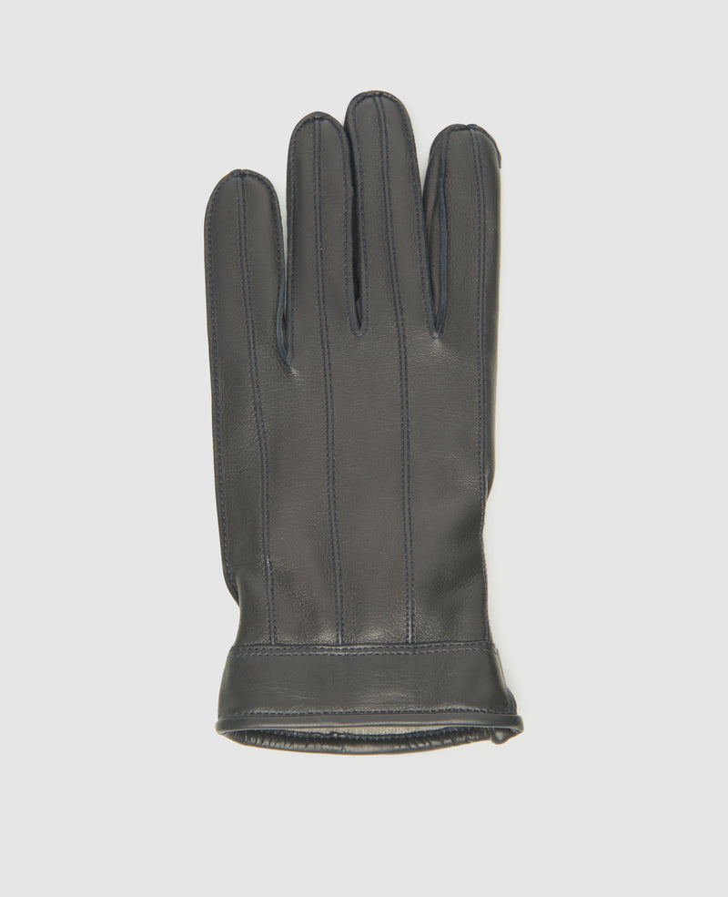 Gloves with zipper - Dark Blue